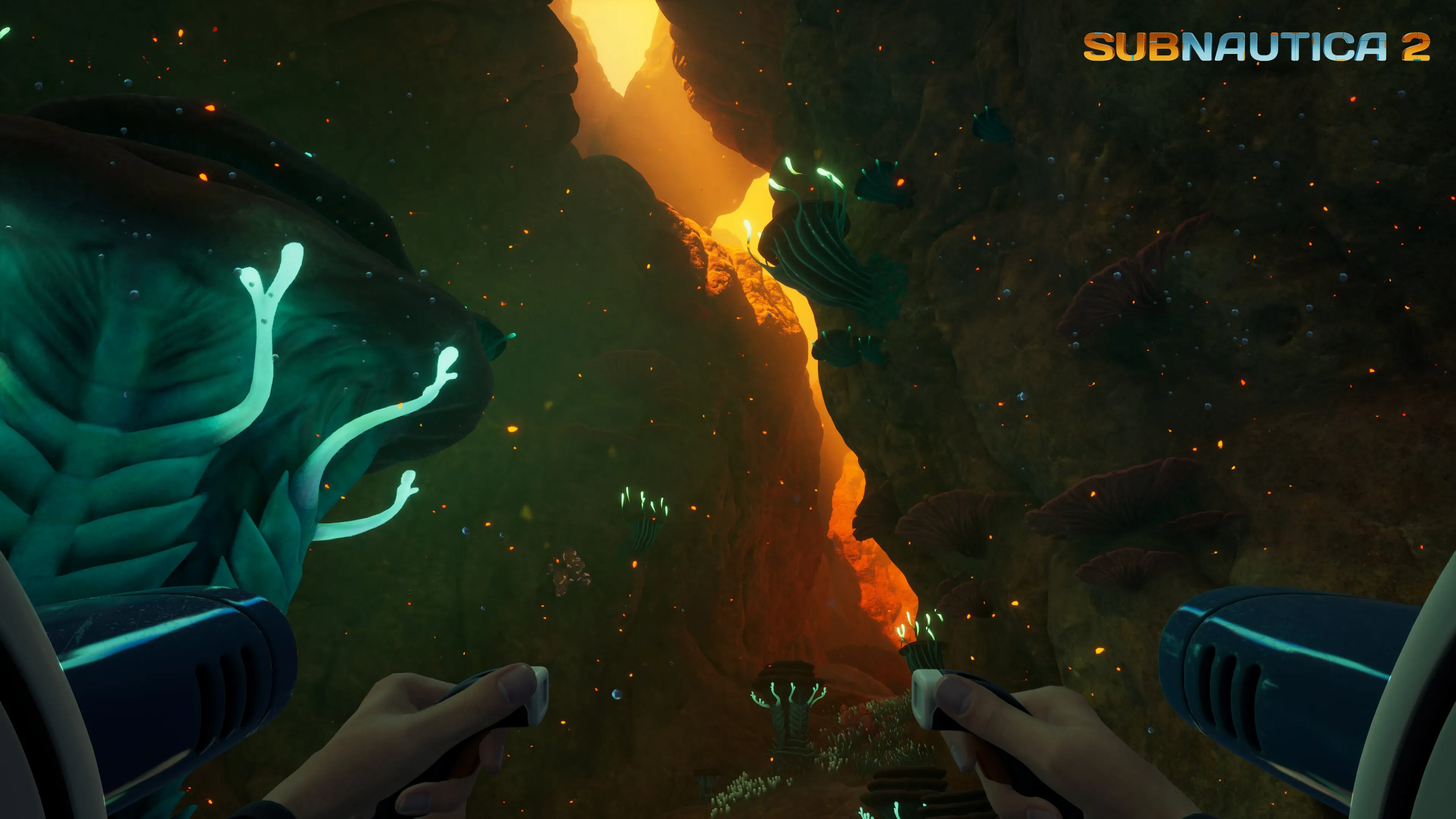 Silver ore deposits in Subnautica 2 cave systems