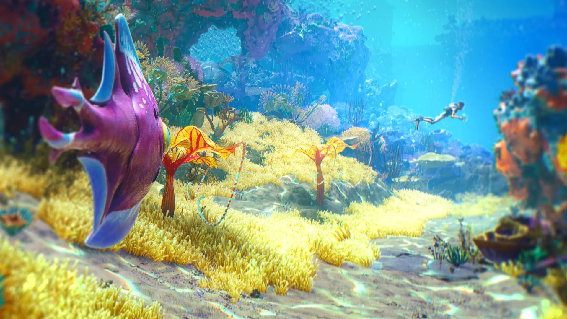 Creature enamel drop from armored fauna in Subnautica 2